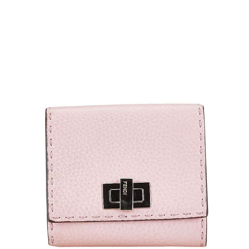 Fendi Selleria Peekaboo Leather Wallet