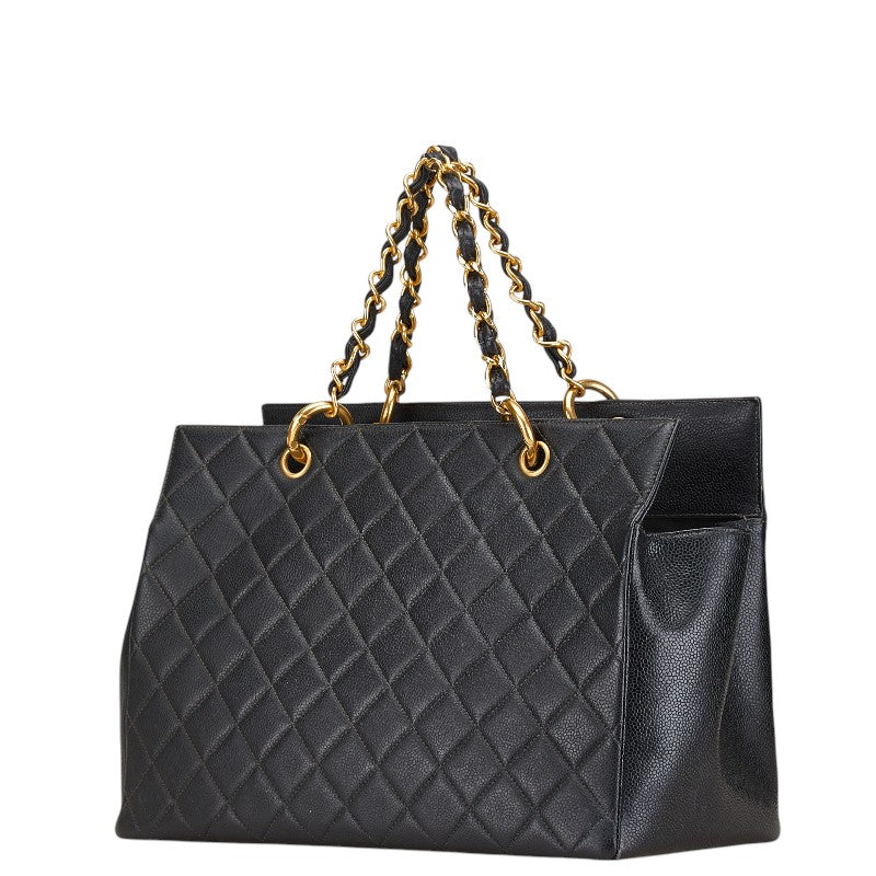 Chanel Coco Mark Matelasse Caviar Skin Handbag