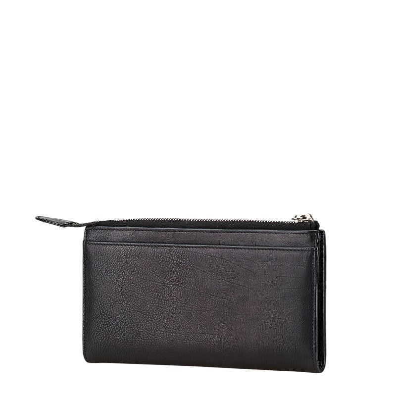 Dior Logo Leather Long Wallet