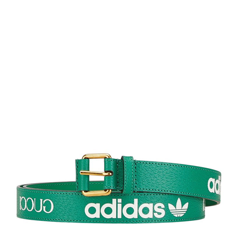 Gucci ×adidas Logo Leather Belt