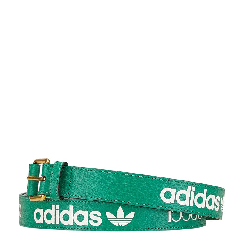 Gucci ×adidas Logo Leather Belt