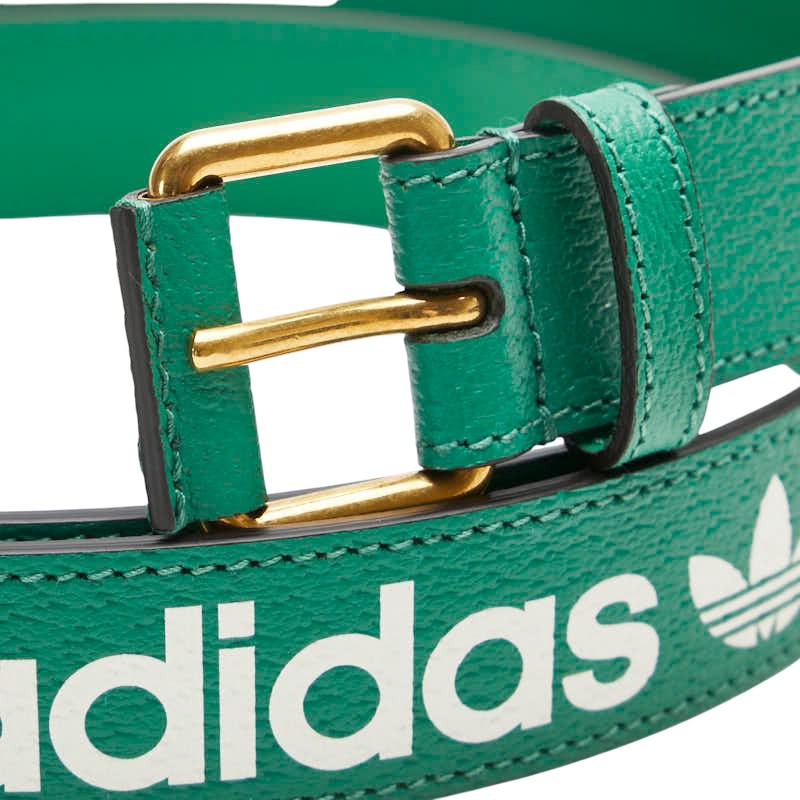 Gucci ×adidas Logo Leather Belt