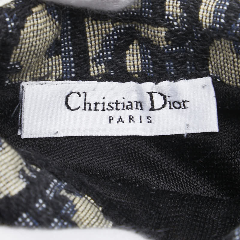 Dior Oblique Trotter Leather Canvas Gloves