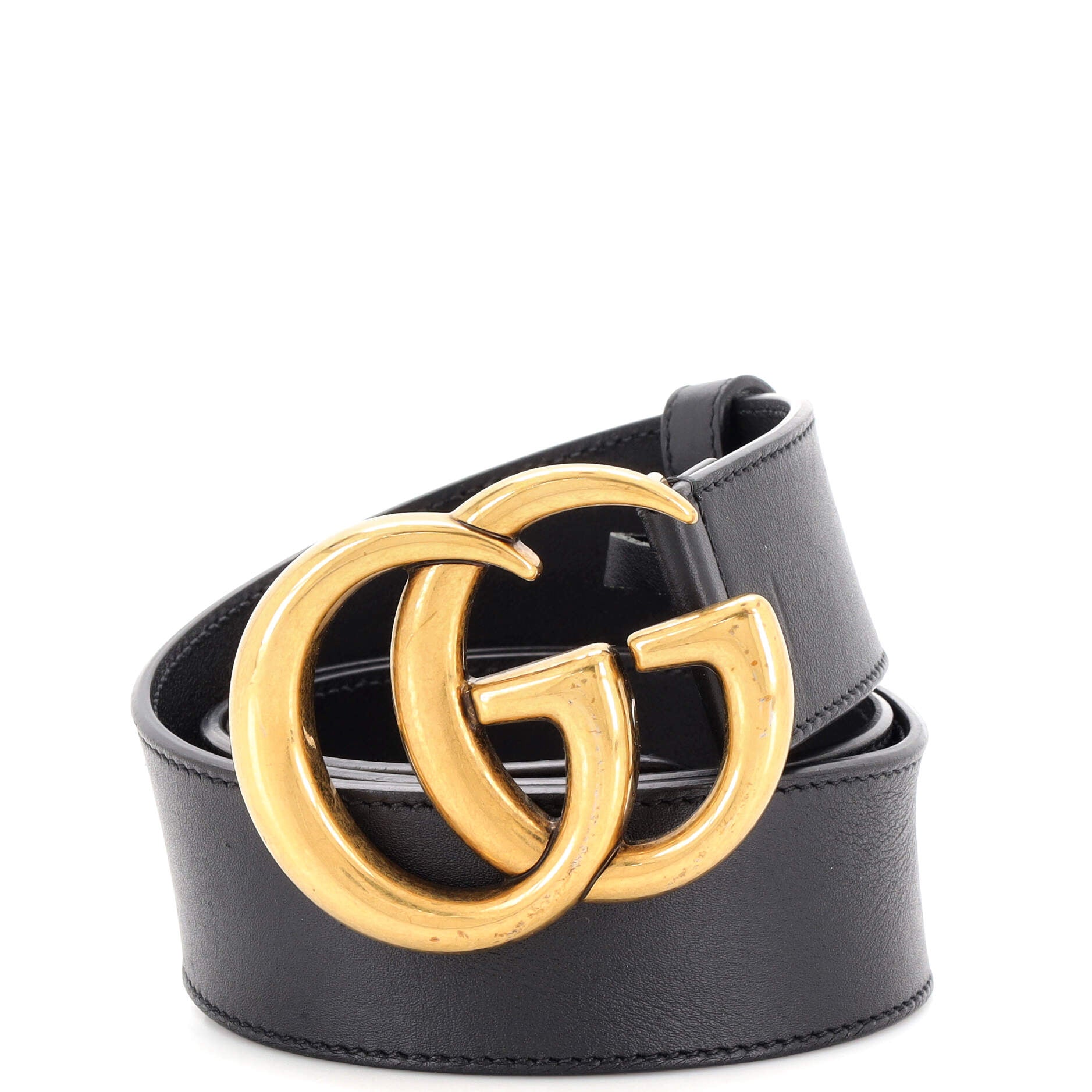 GG Marmont Belt Leather Wide 75