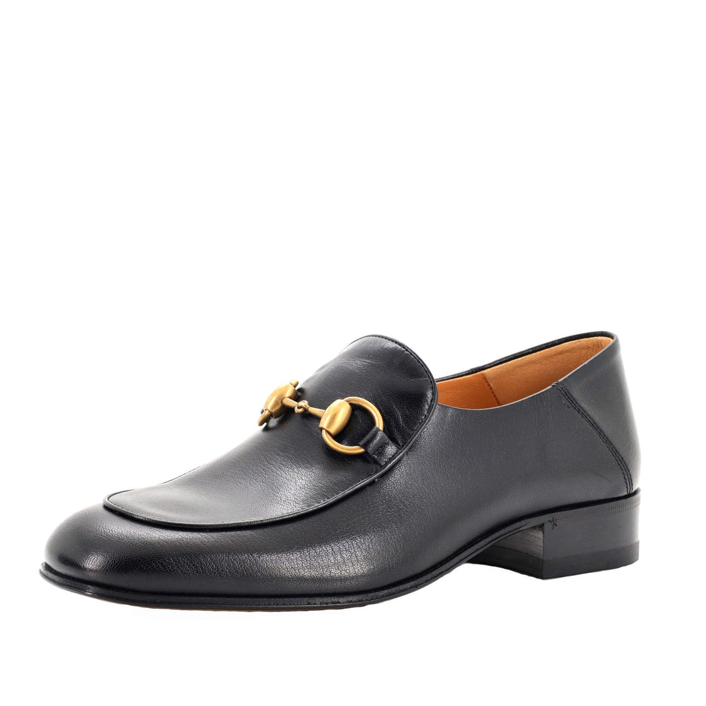 Women's Horsebit Mid-Heel Loafers Leather