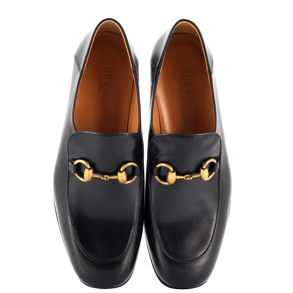 Women's Horsebit Mid-Heel Loafers Leather