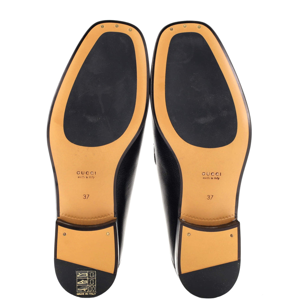 Women's Horsebit Mid-Heel Loafers Leather