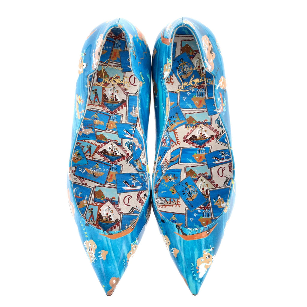 Women's Hot Chick Pumps Printed Patent 100