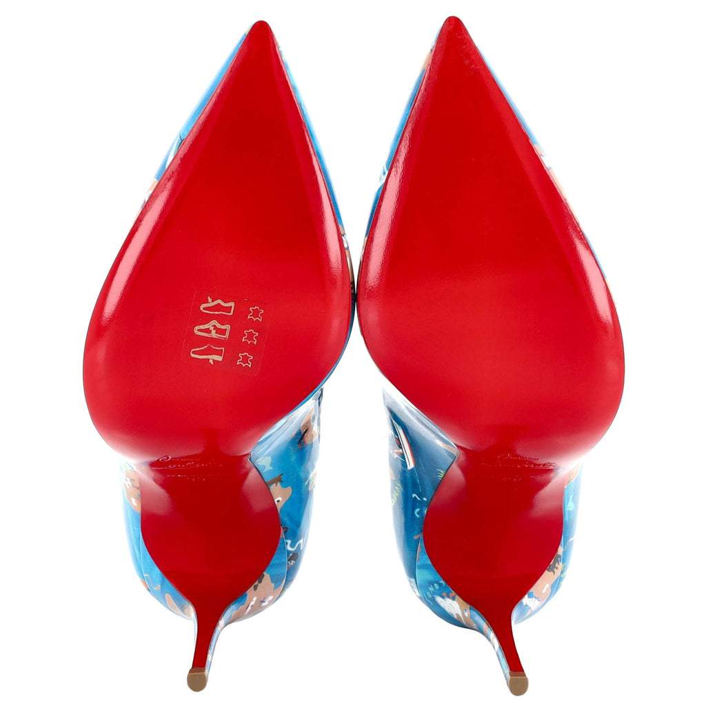 Women's Hot Chick Pumps Printed Patent 100