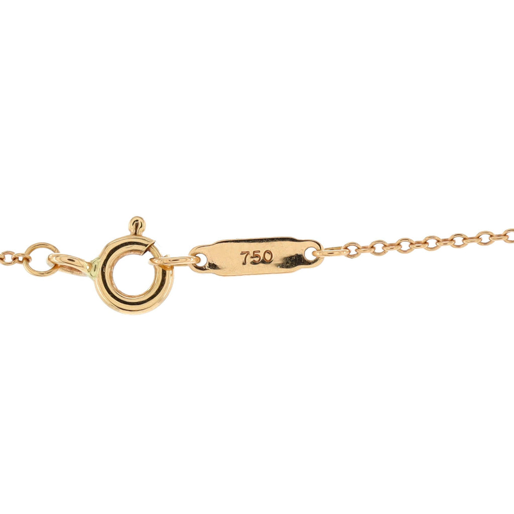 Sentimental Double Heart Pendant Necklace 18K Rose Gold