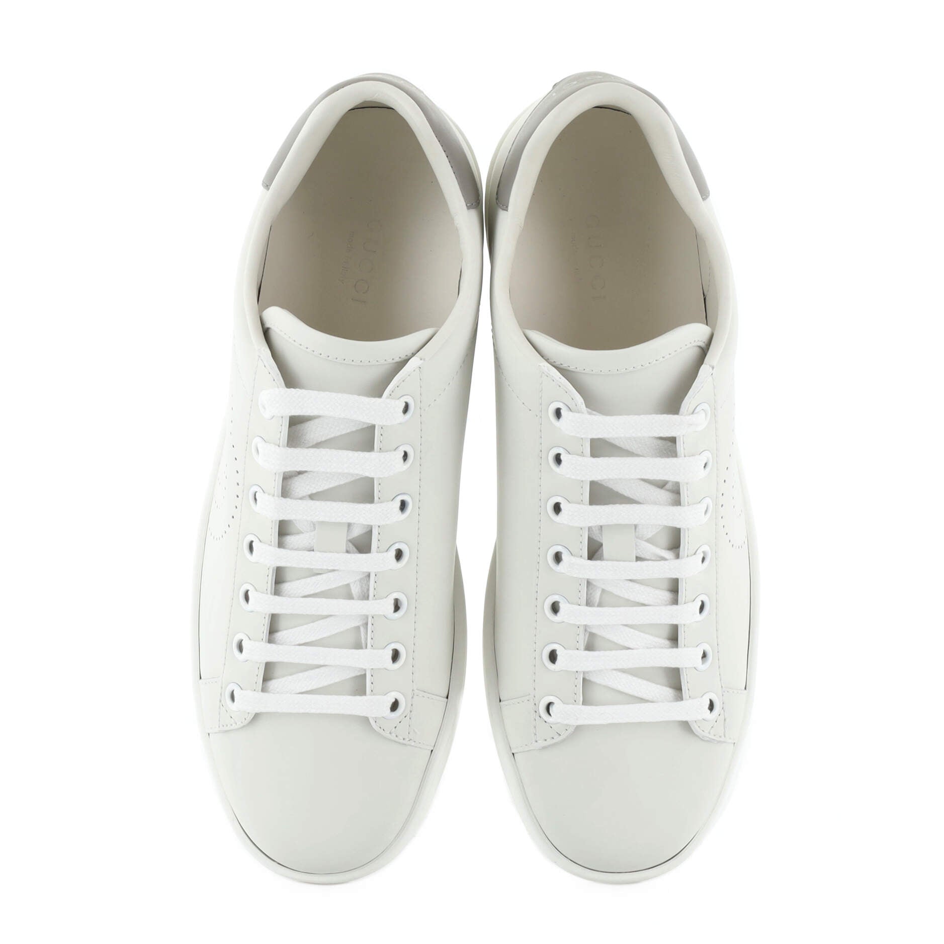 Interlocking G Ace Sneakers Perforated Leather