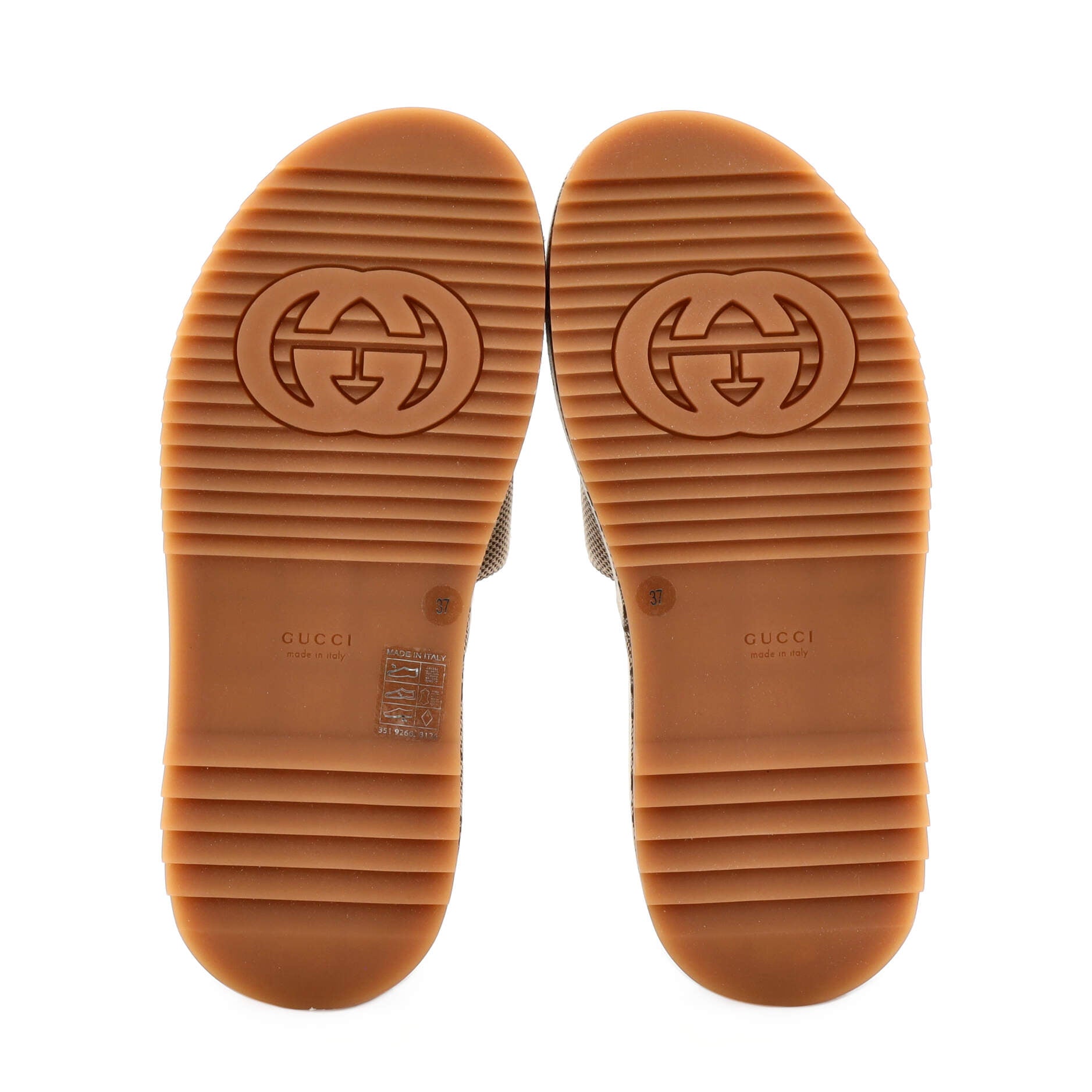 Women's Angelina Platform Slide Sandals GG Canvas