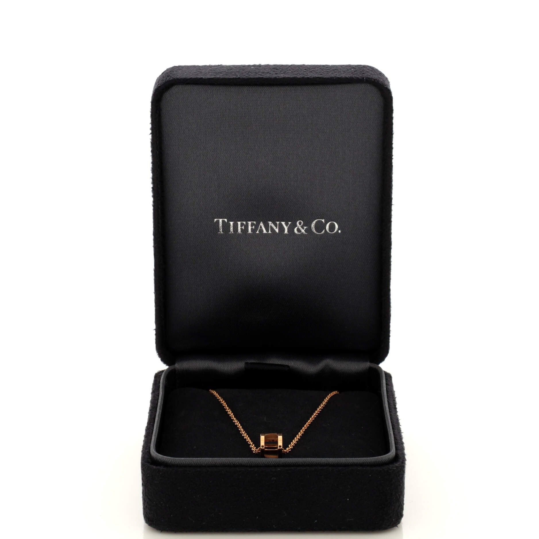 Atlas Open Pendant Necklace 18K Rose Gold