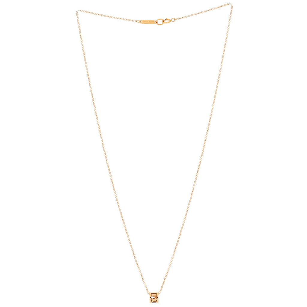 Atlas Open Pendant Necklace 18K Rose Gold
