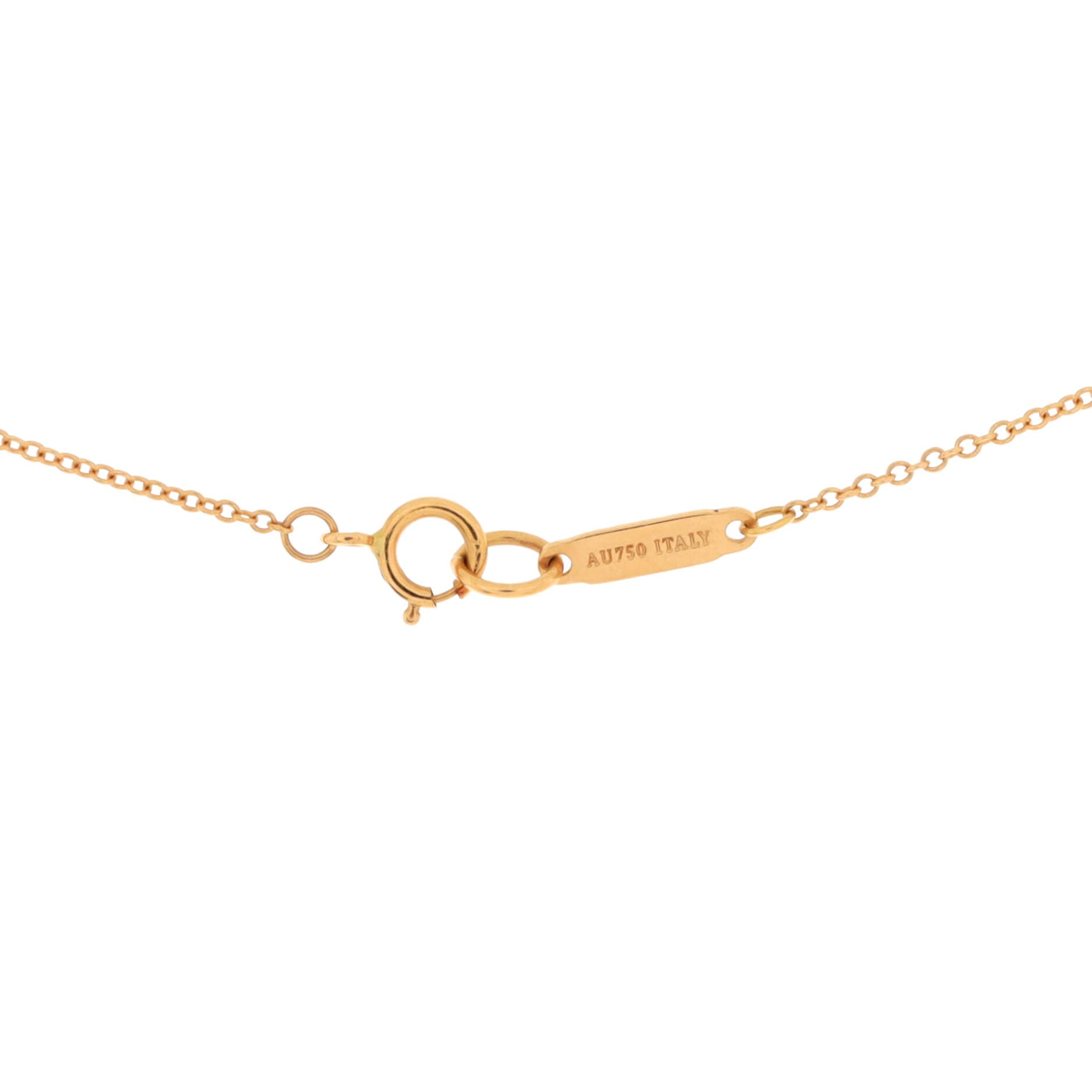 Atlas Open Pendant Necklace 18K Rose Gold