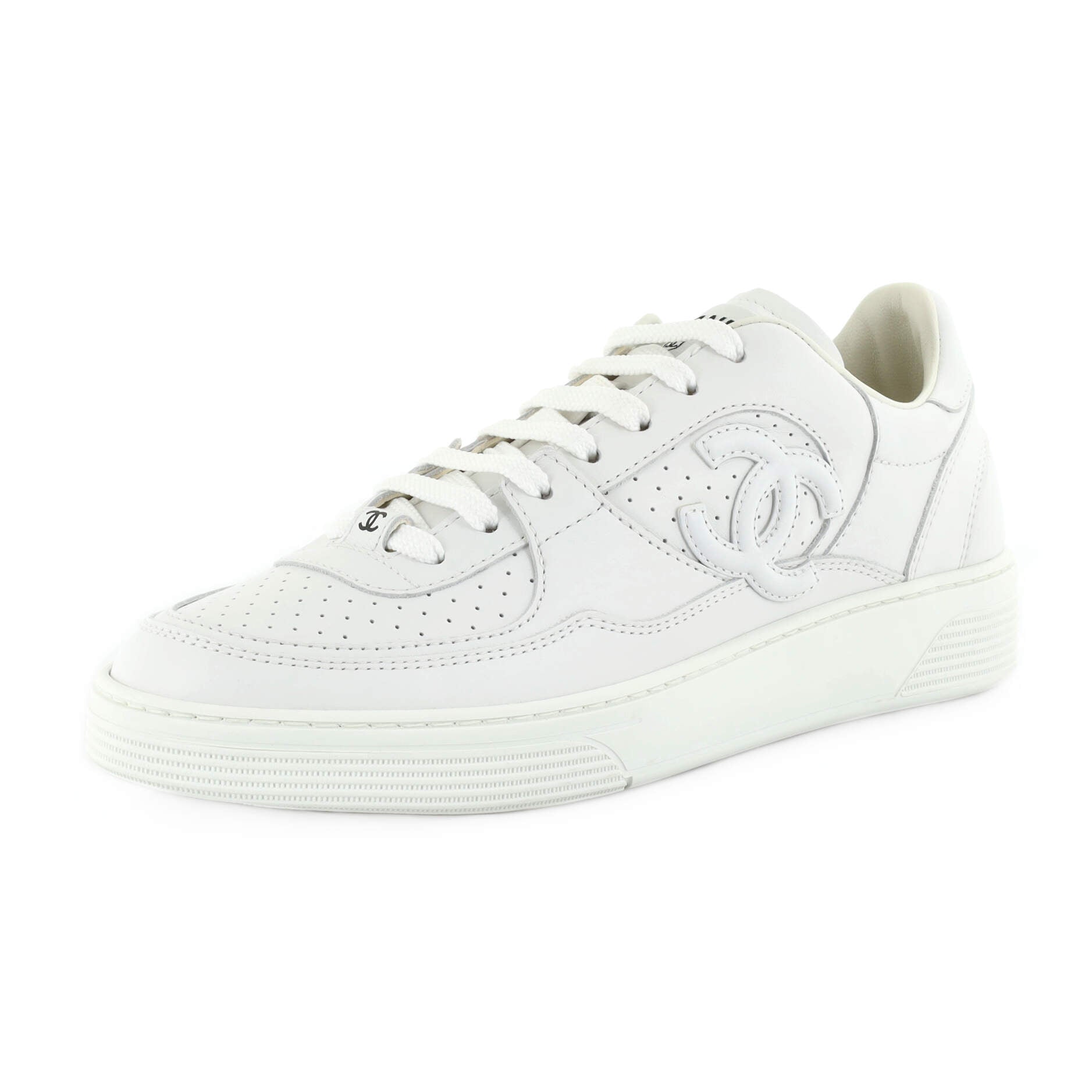 Women's CC Low-Top Sneakers Perforated Leather