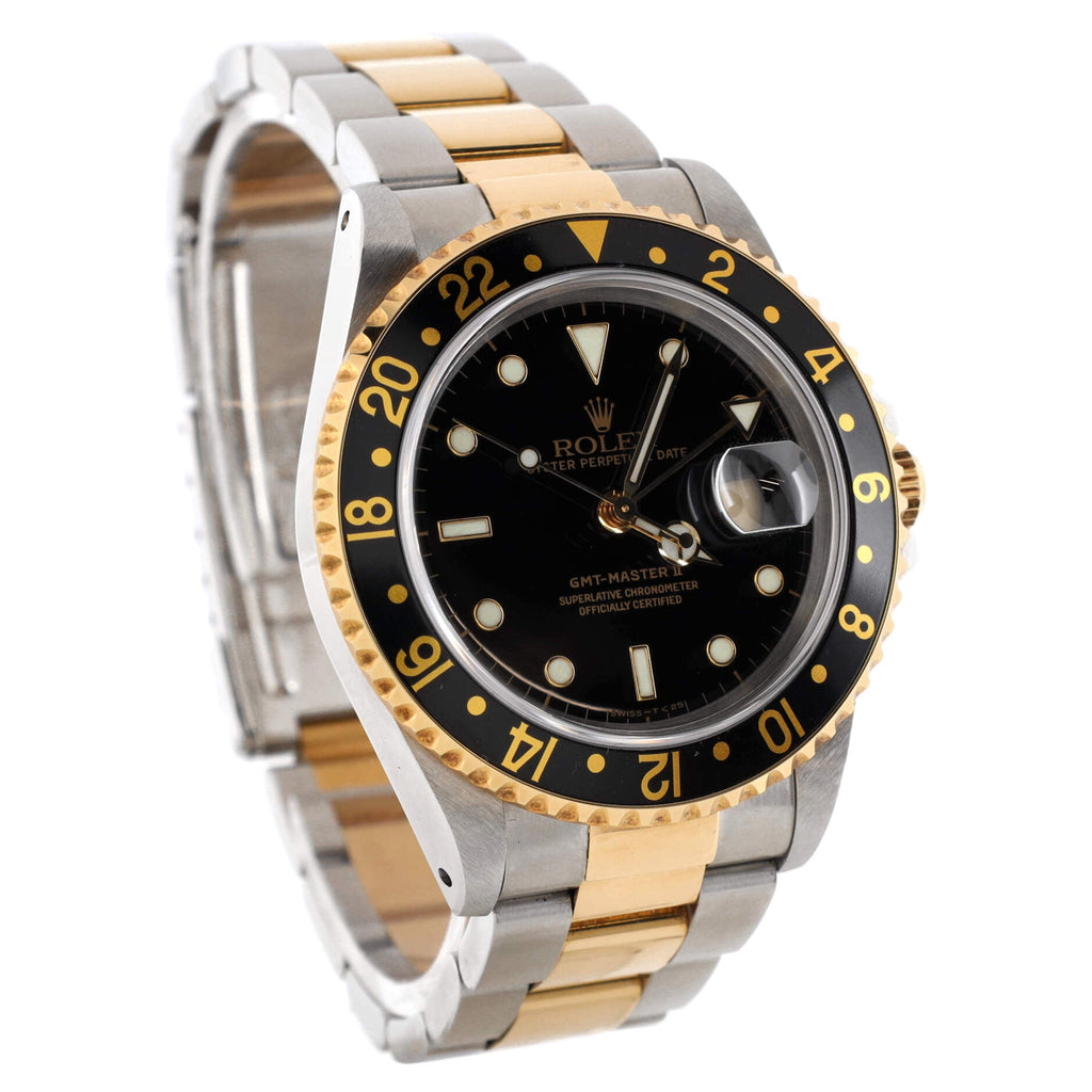 Oyster Perpetual Date GMT-Master II Automatic Watch Stainless Steel and Yellow Gold 40