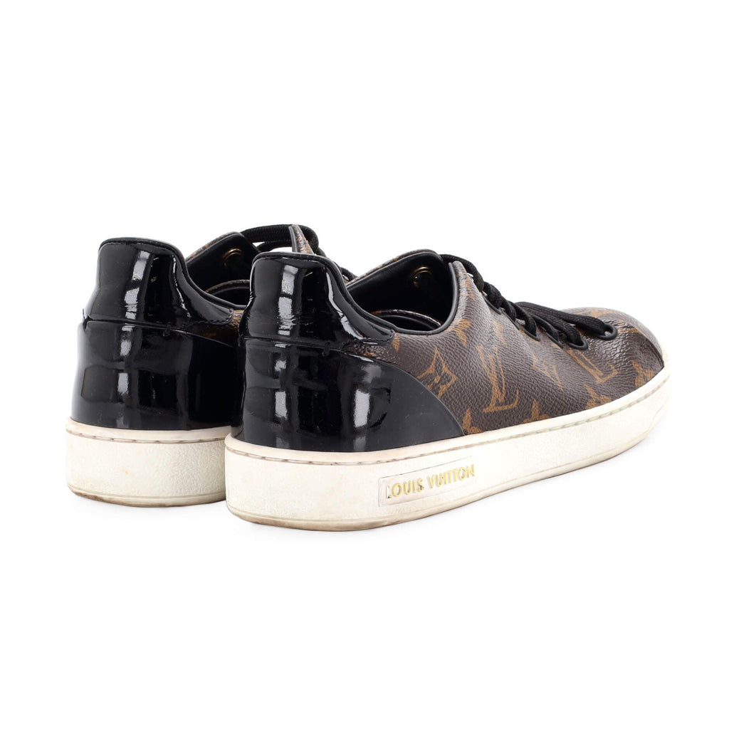 Women's FrontRow Sneakers Monogram Canvas with Patent