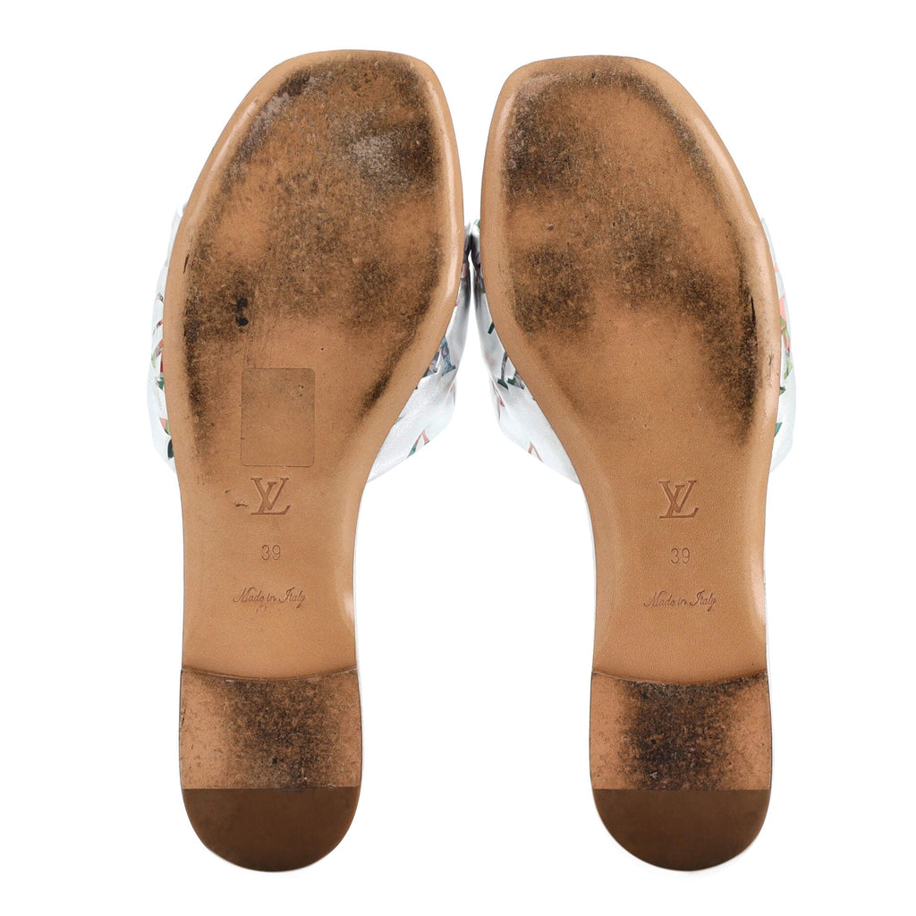 Women's Revival Mule Sandals Monogram Embossed Leather