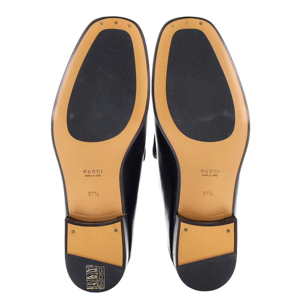 Women's Horsebit Mid-Heel Loafers Leather