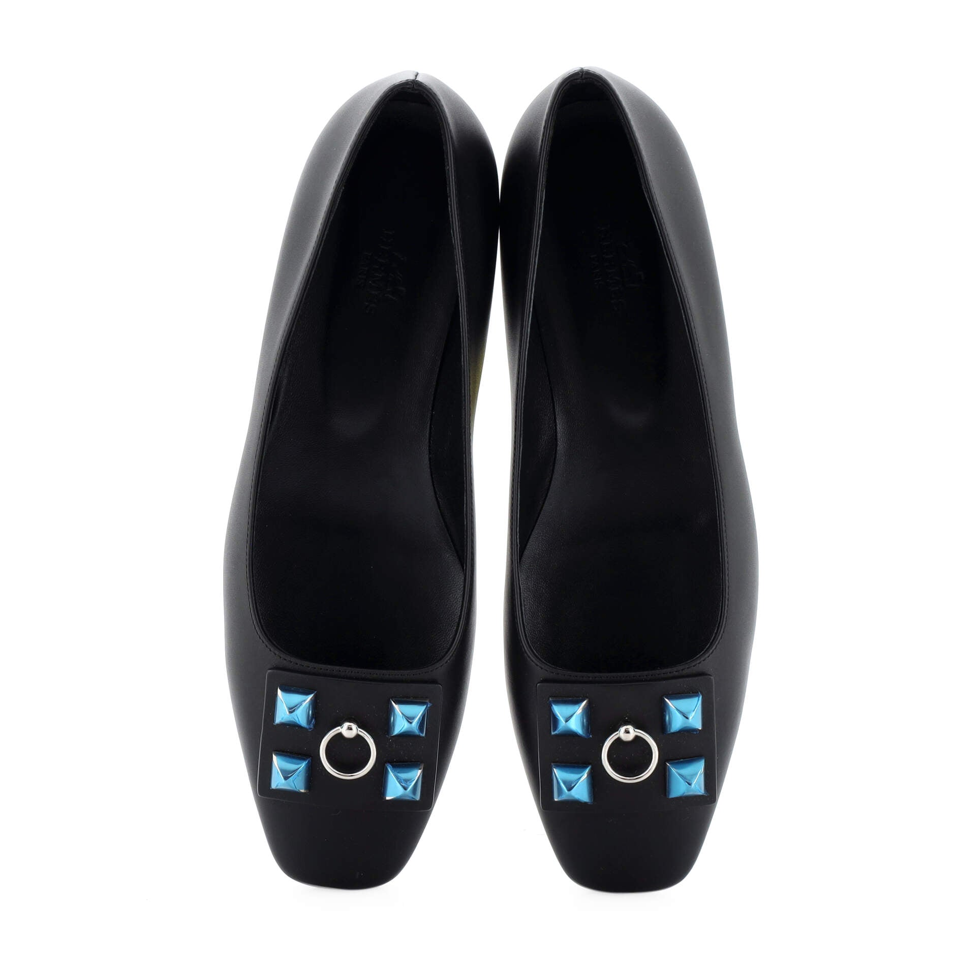 Women's Danseuse Ballet Flats Studded Leather