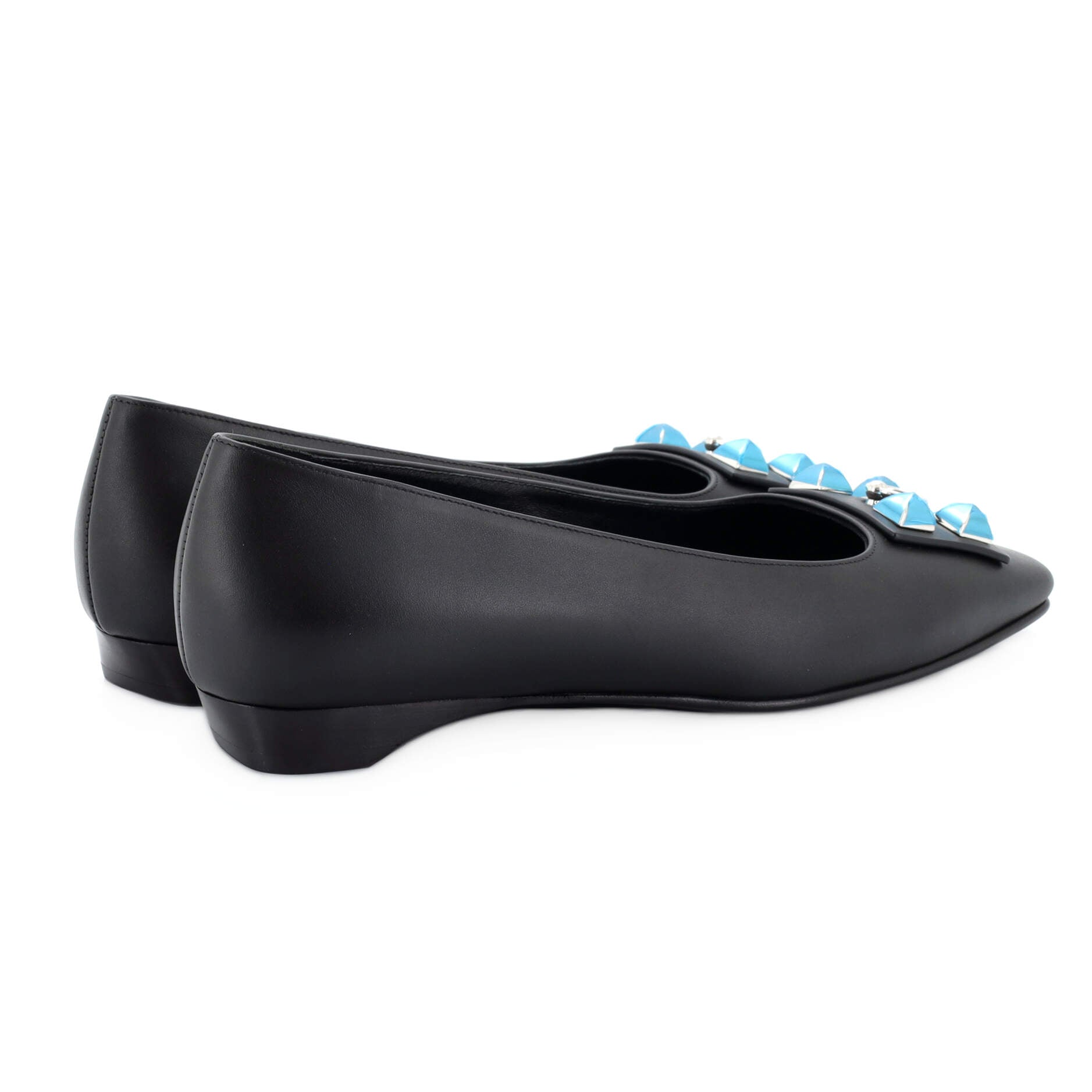 Women's Danseuse Ballet Flats Studded Leather