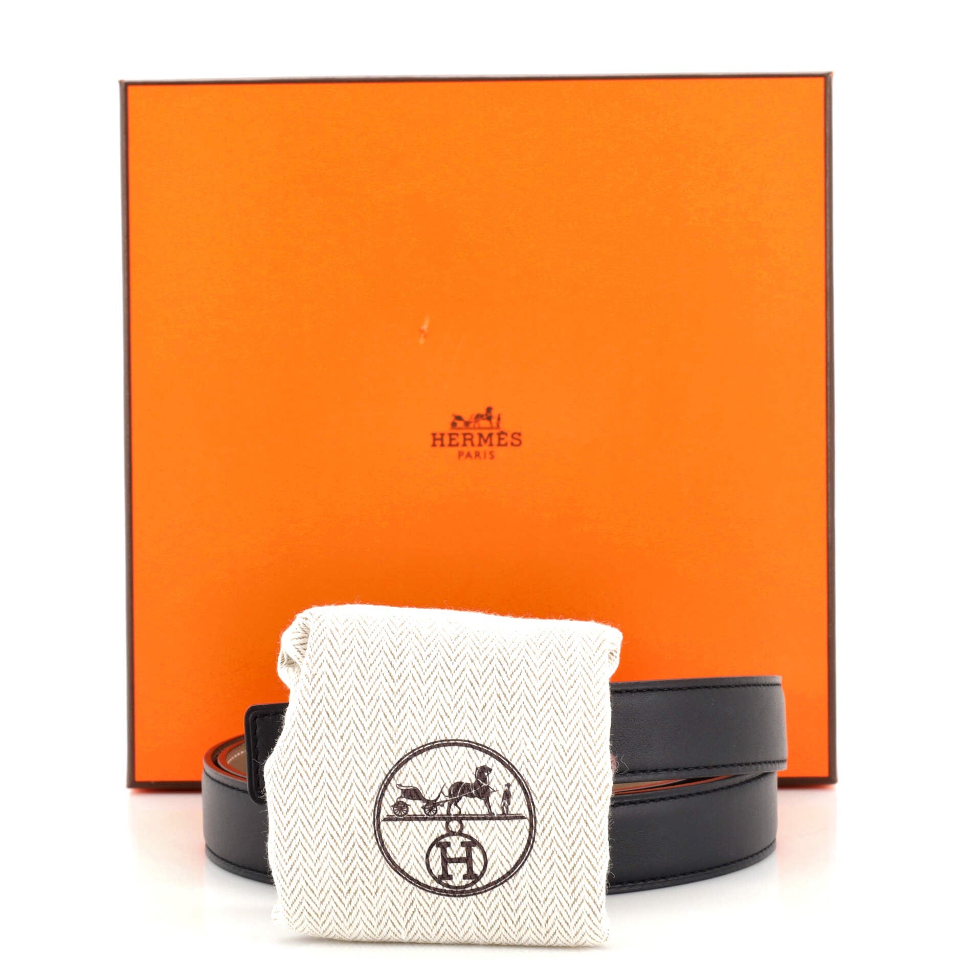 Collier de Chien Buckle Reversible Belt Leather Medium 95