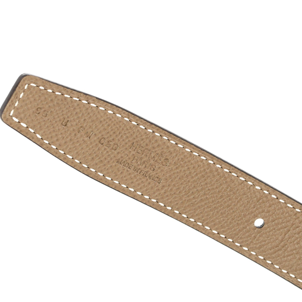 Collier de Chien Buckle Reversible Belt Leather Medium 95
