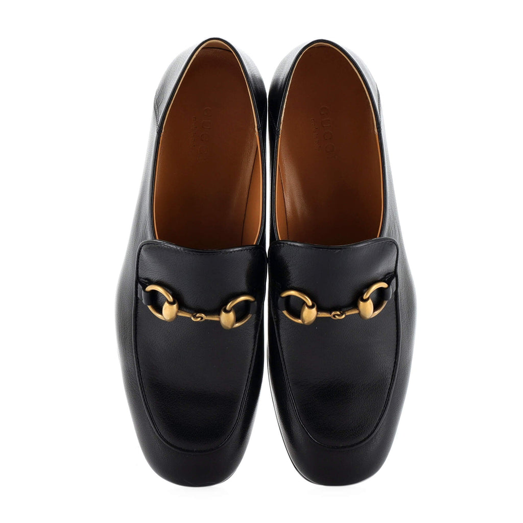 Women's Horsebit Mid-Heel Loafers Leather