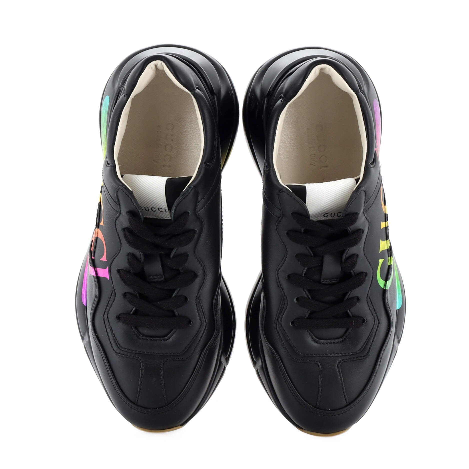 Rhyton Sneakers Printed Leather