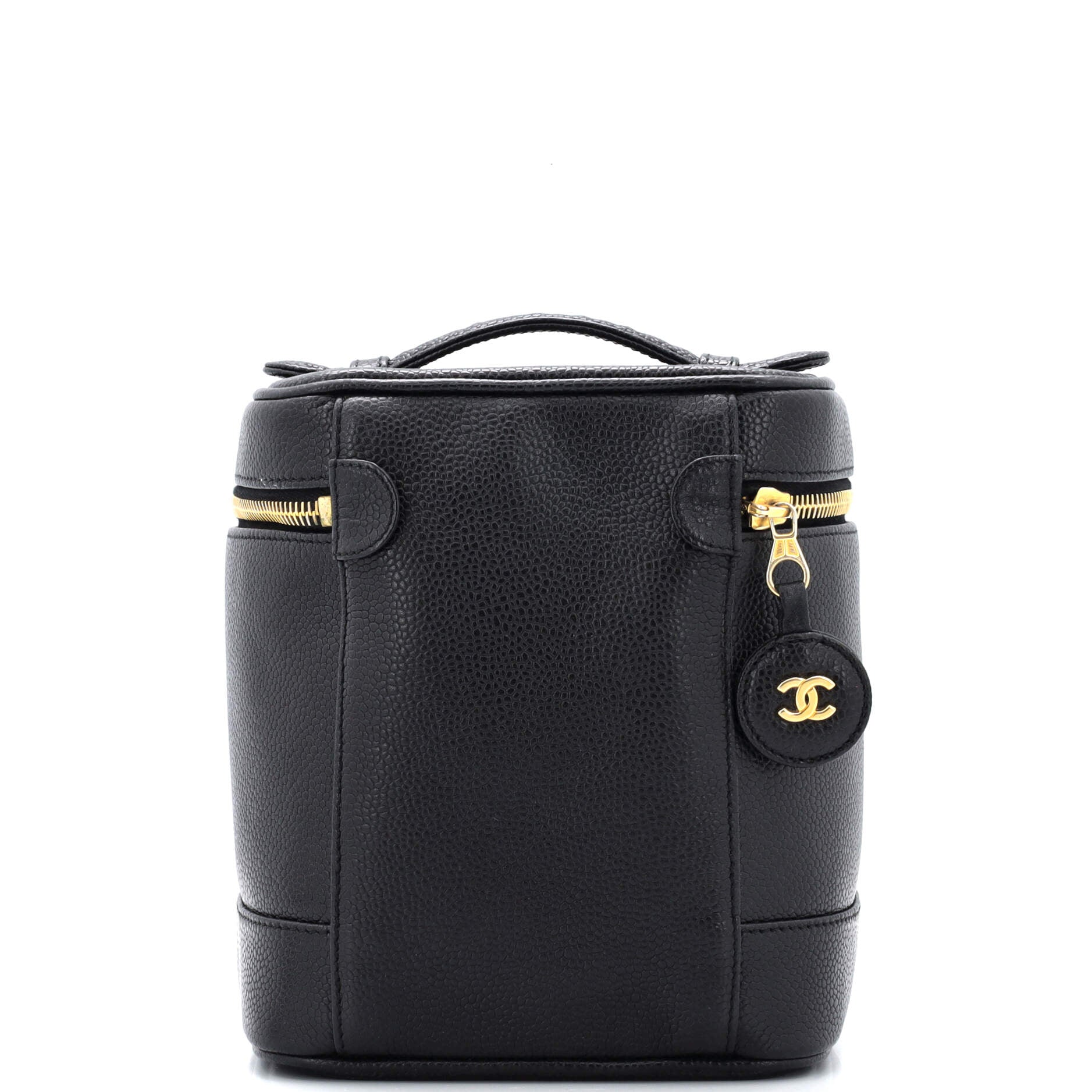 Vintage Timeless Cosmetic Case Caviar Tall
