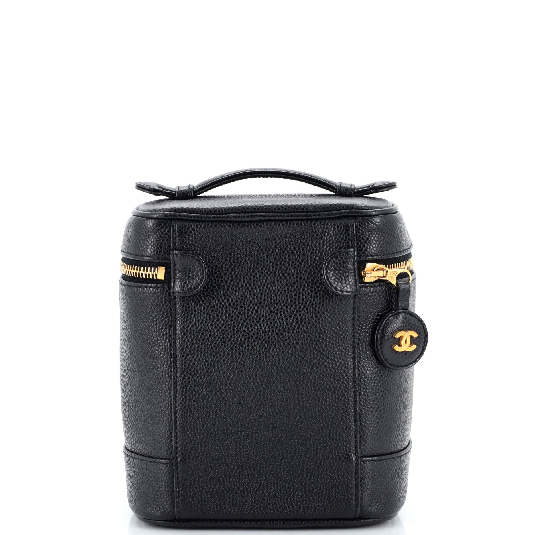 Vintage Timeless Cosmetic Case Caviar Tall