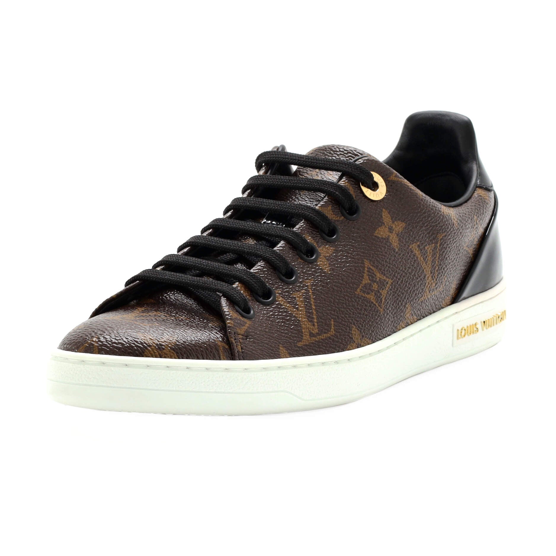 Women's FrontRow Sneakers Monogram Canvas with Patent