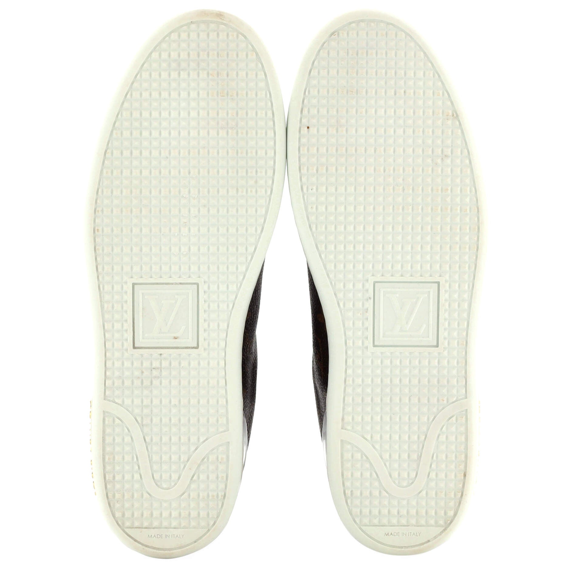 Women's FrontRow Sneakers Monogram Canvas with Patent
