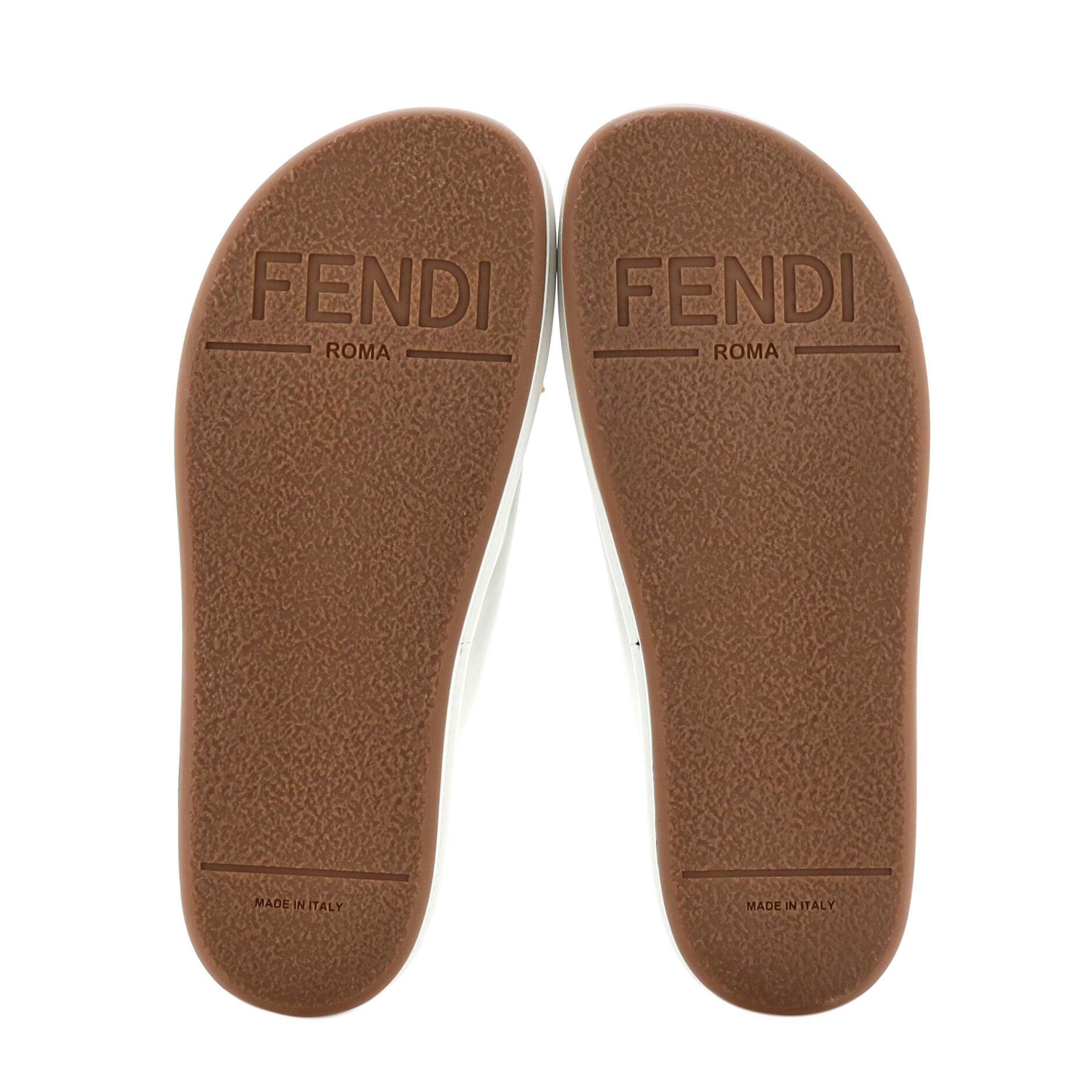 Women's Fendigraphy Slide Sandals Leather