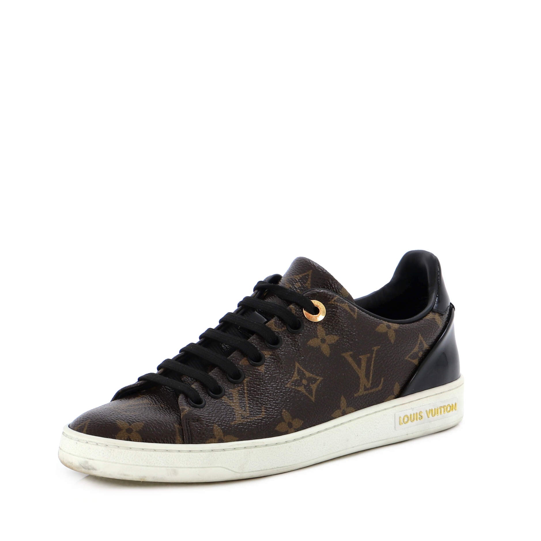 Women's FrontRow Sneakers Monogram Canvas with Patent