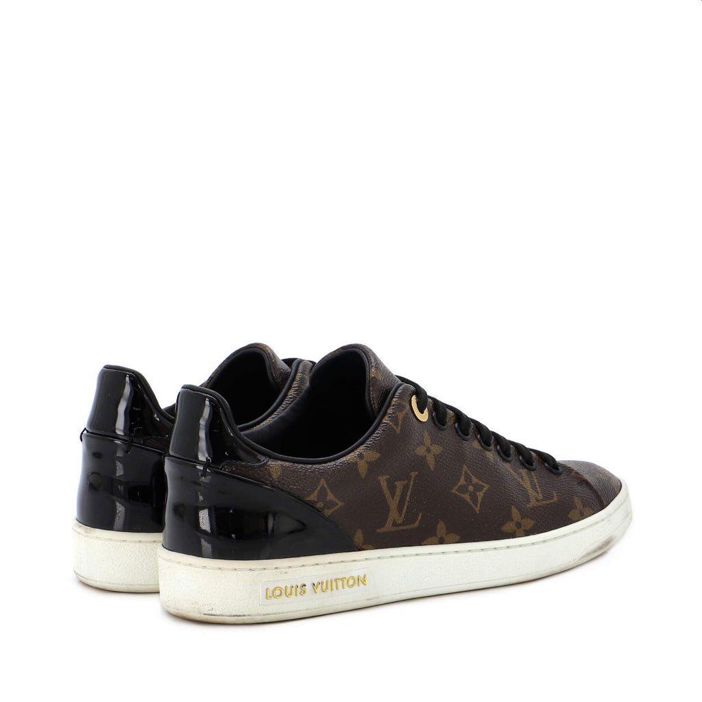 Women's FrontRow Sneakers Monogram Canvas with Patent