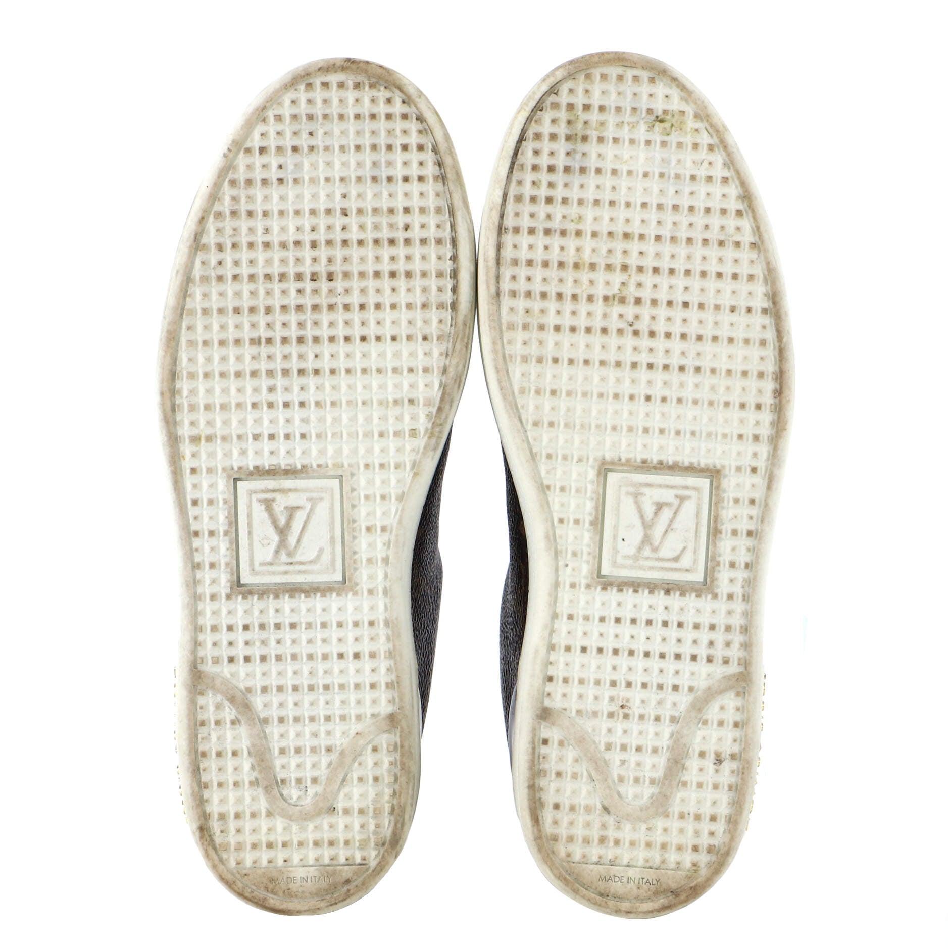 Women's FrontRow Sneakers Monogram Canvas with Patent