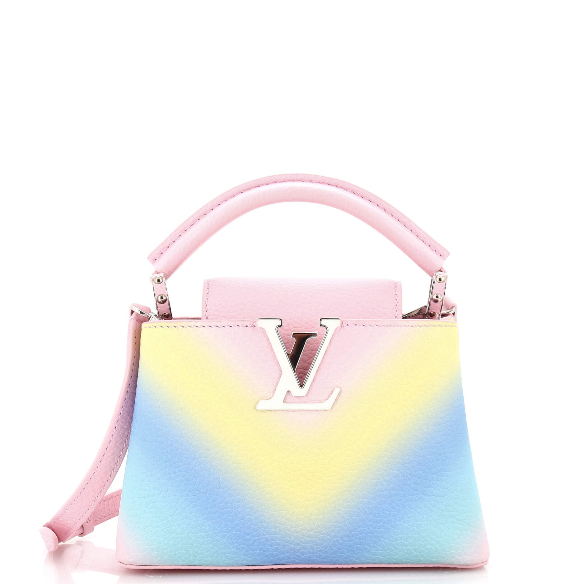 Capucines Bag Rainbow Gradient Leather Mini