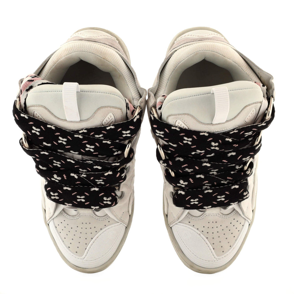 Men's Curb Sneakers Leather and Suede