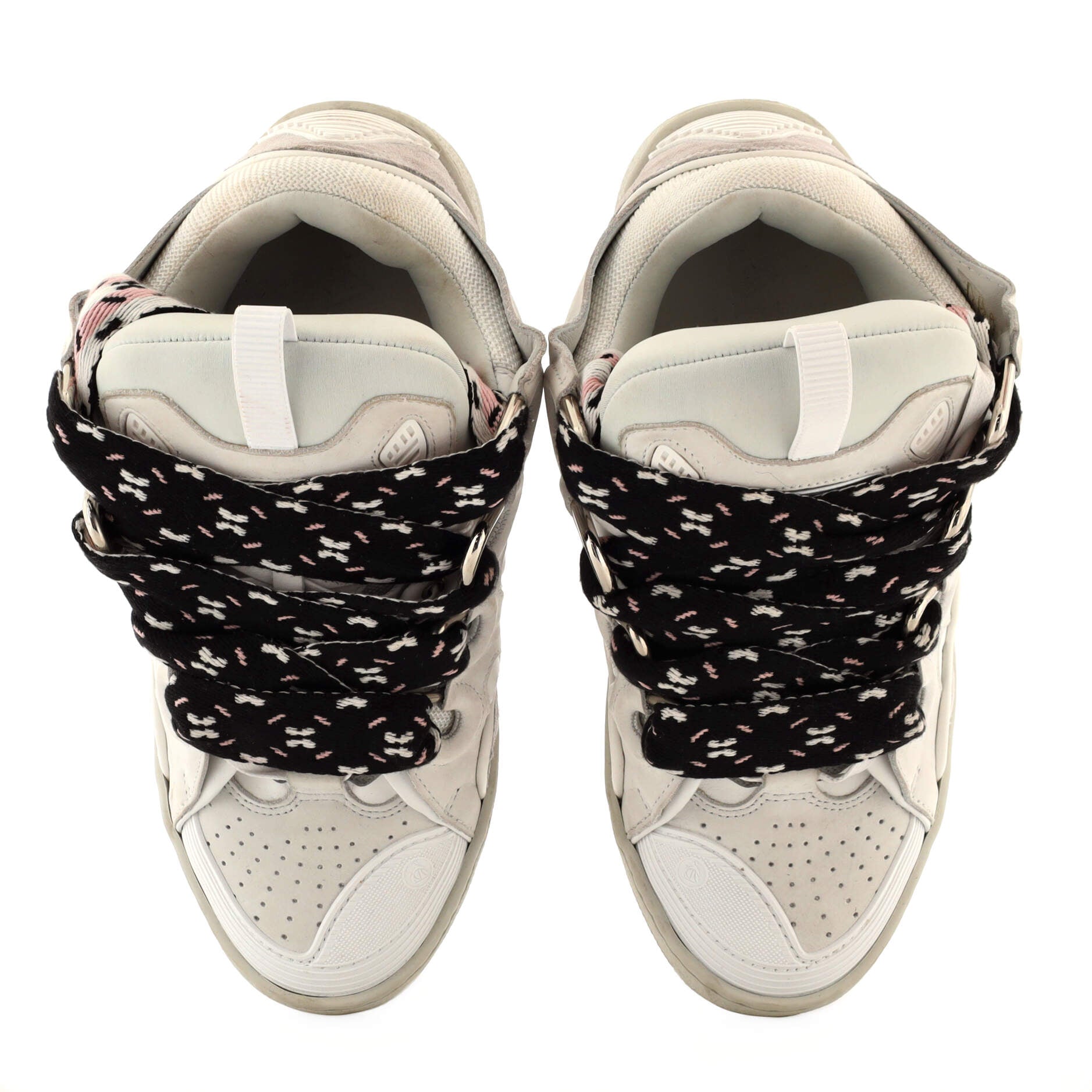 Men's Curb Sneakers Leather and Suede