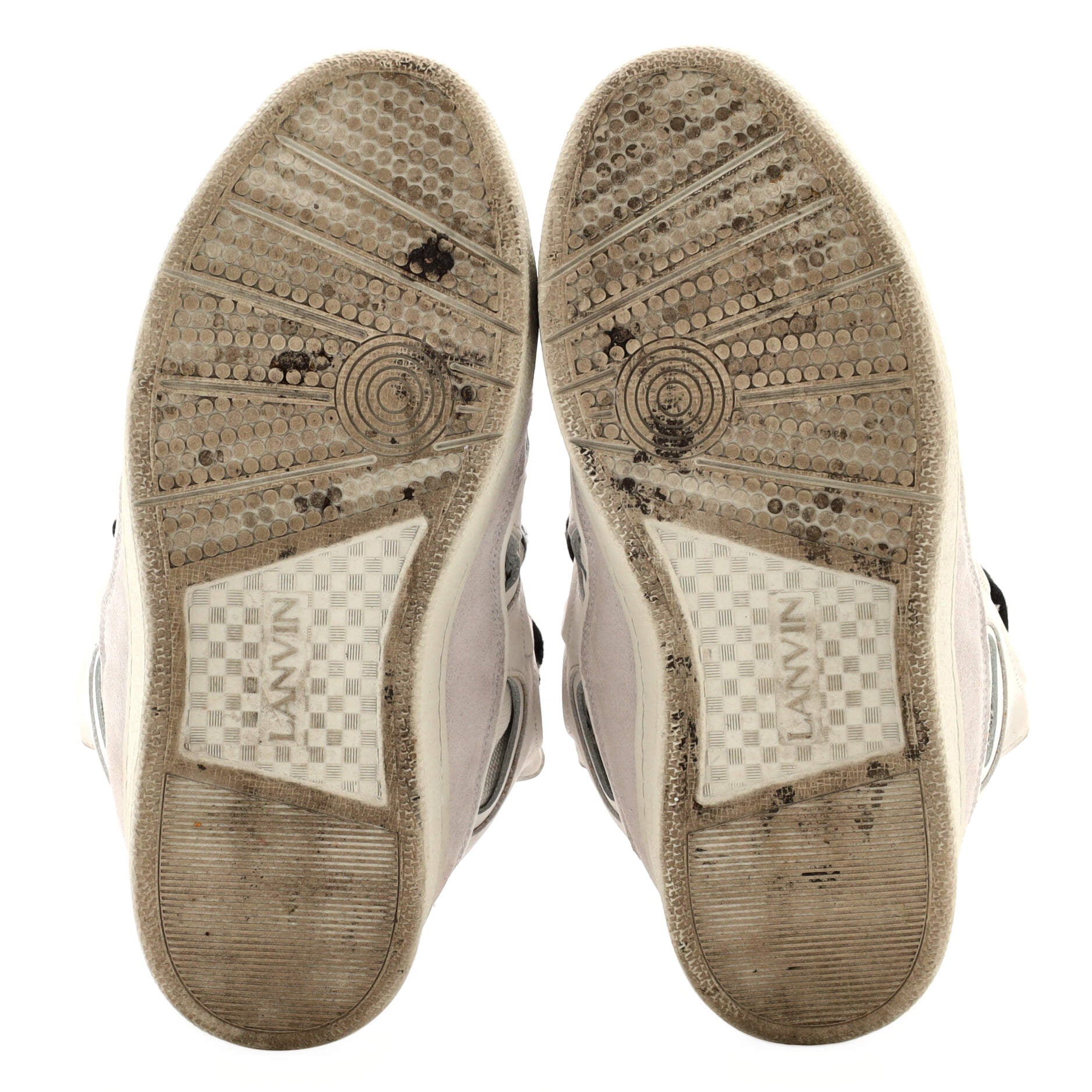 Men's Curb Sneakers Leather and Suede