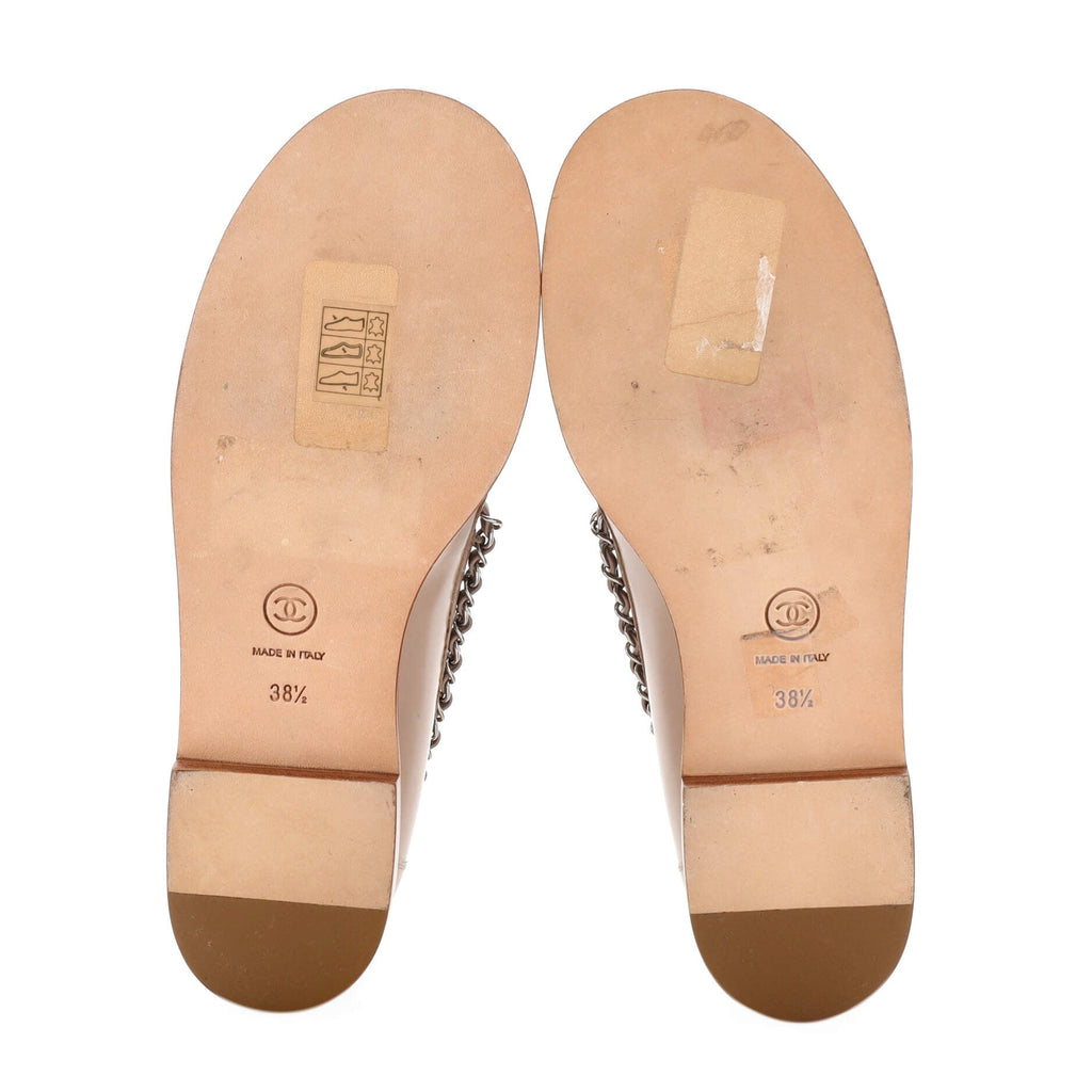 Women's Chain Around Loafers Leather