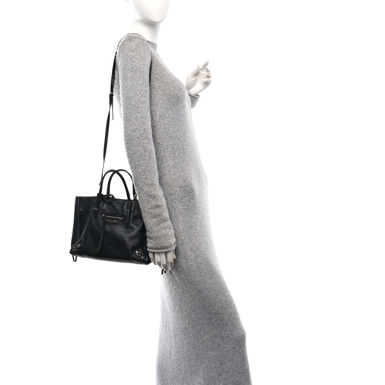 Veau Papier A6 Zip Around Tote Black