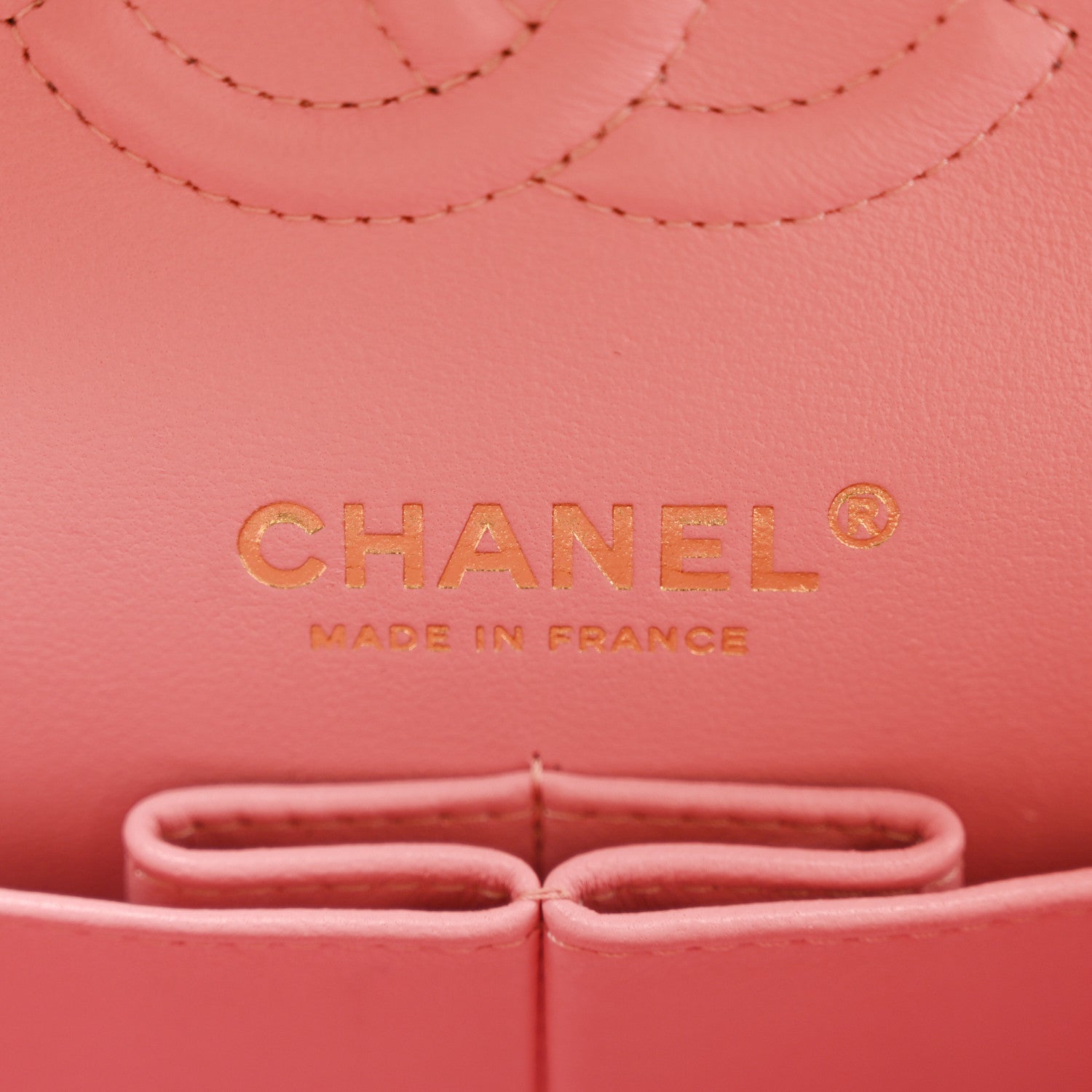 Caviar Quilted Small Double Flap Pink
