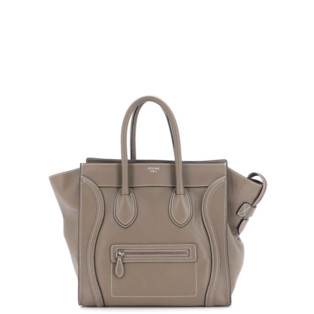 Luggage Bag Grainy Leather Mini