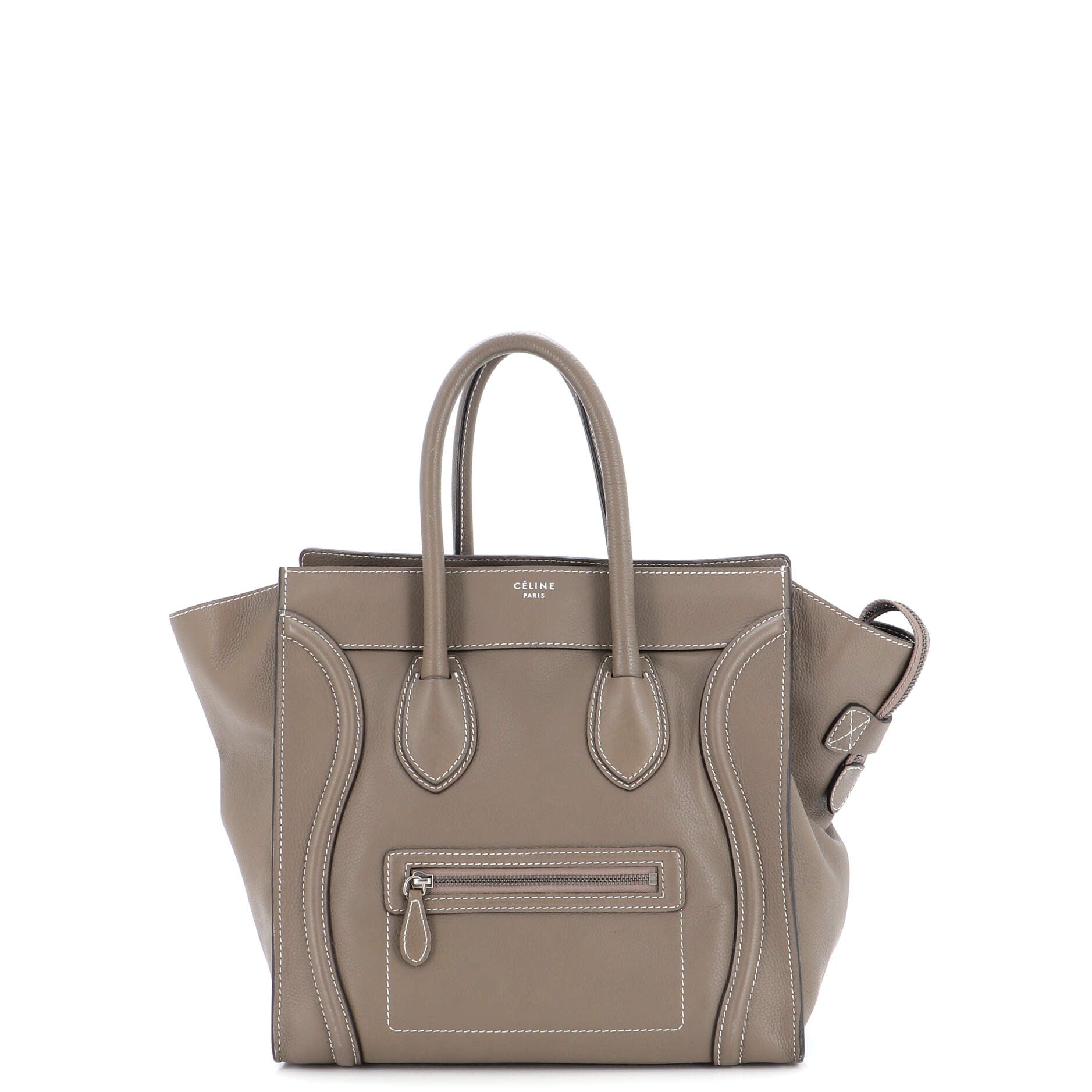 Luggage Bag Grainy Leather Mini