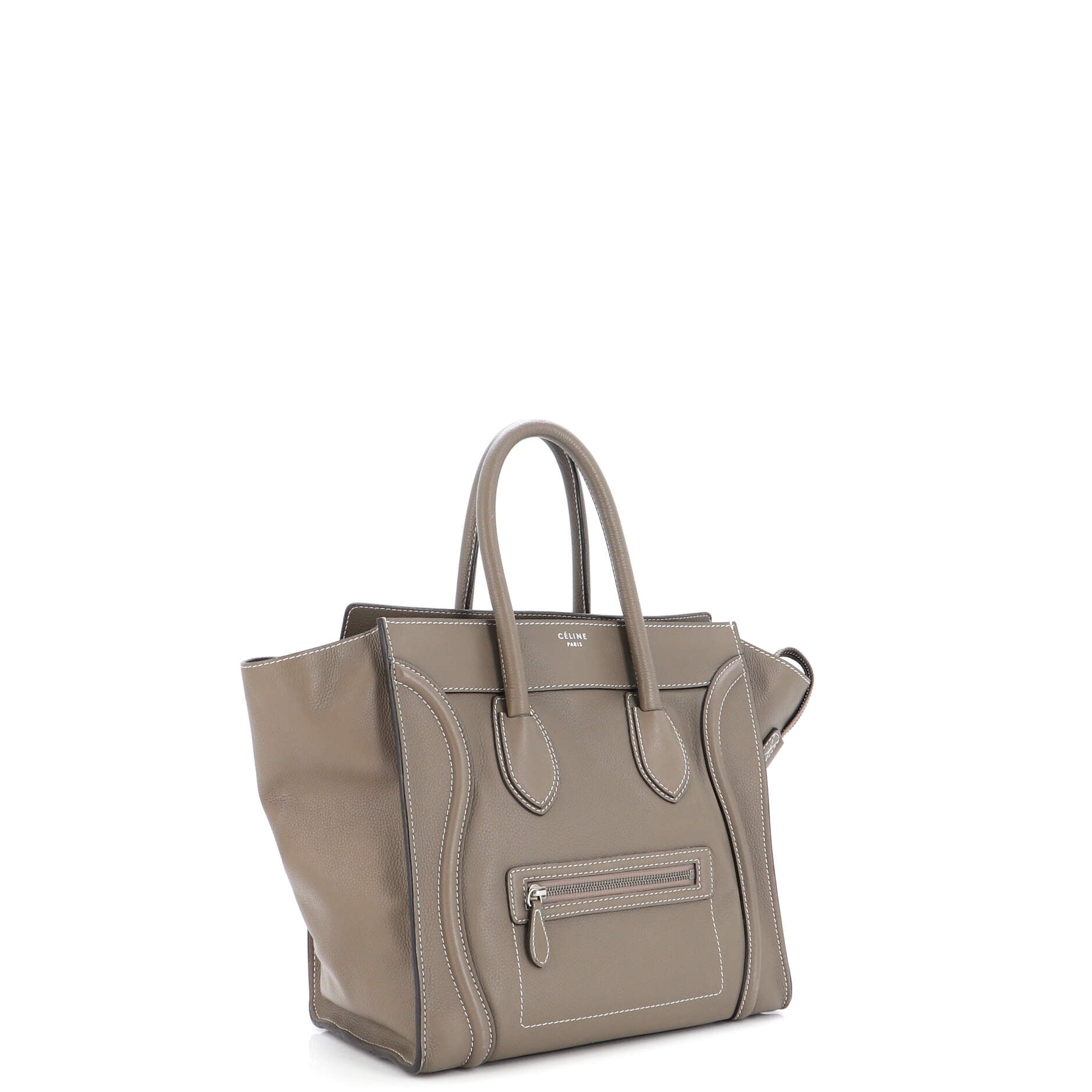 Luggage Bag Grainy Leather Mini