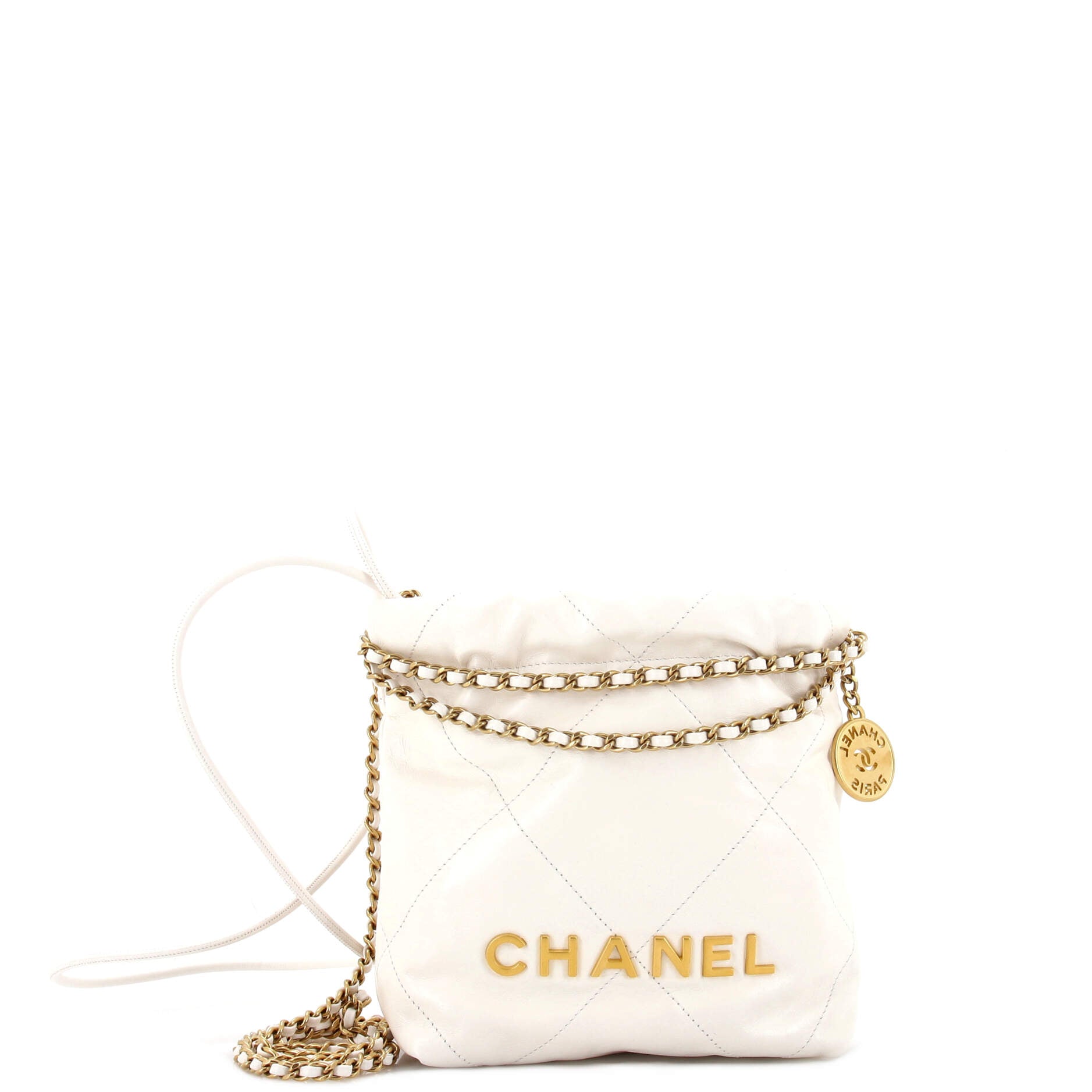 22 Chain Hobo Quilted Calfskin Mini