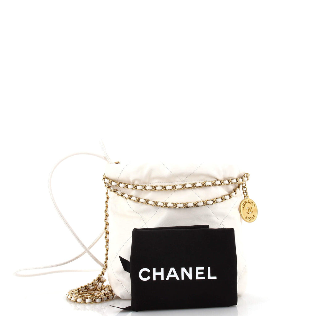 22 Chain Hobo Quilted Calfskin Mini